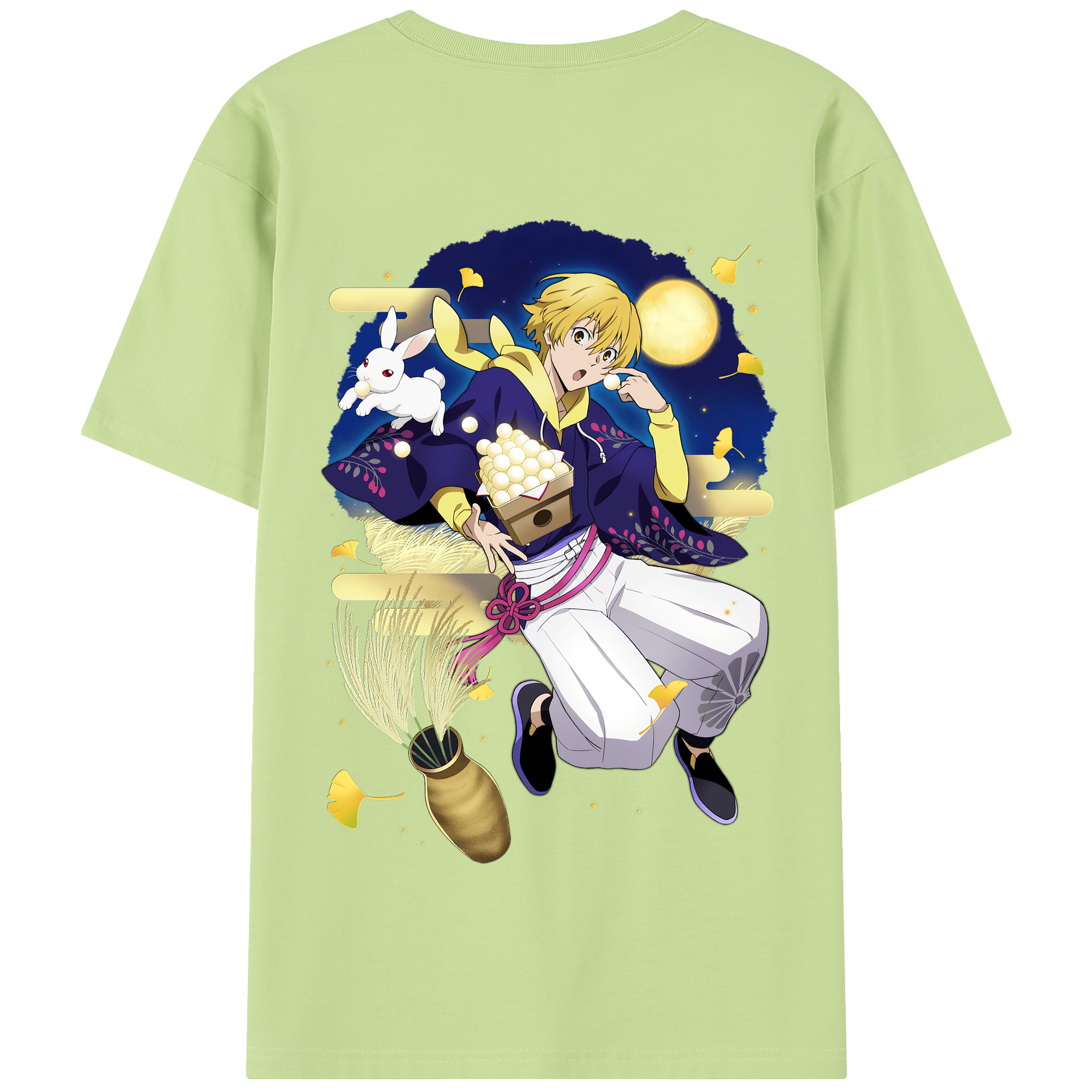 （画像用） 文豪ストレイドッグス Bungo Stray Dogs 綿100％半袖Tシャツ（背面プリント）